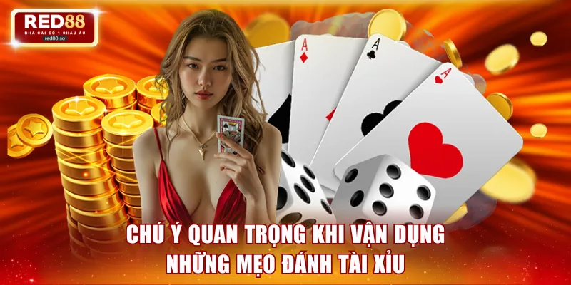 Chú ý quan trọng khi vận dụng những mẹo đánh tài xỉu