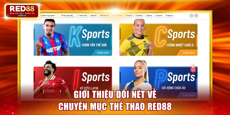 Giới thiệu đôi nét về chuyên mục thể thao RED88