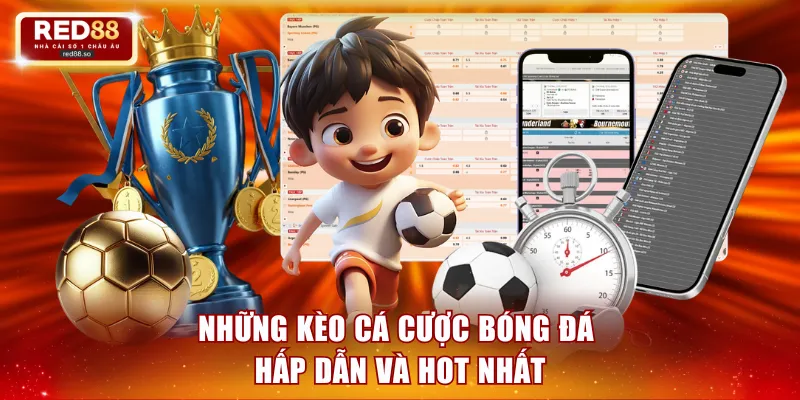 Những kèo cá cược bóng đá hấp dẫn và hot nhất