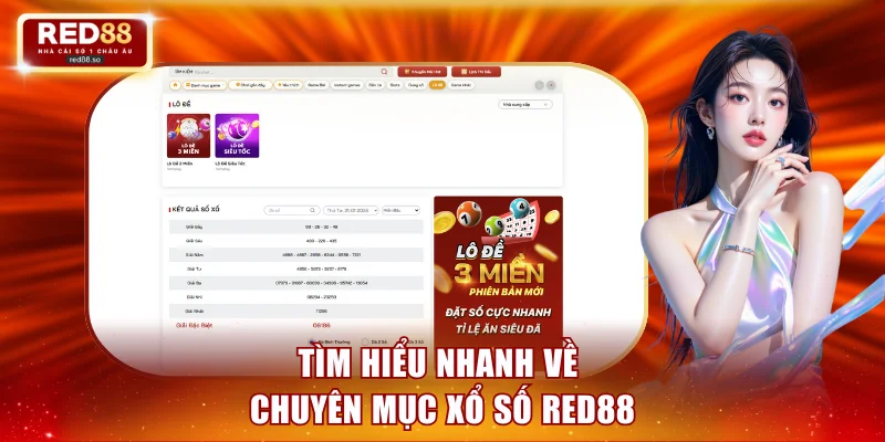 Tìm hiểu nhanh về chuyên mục xổ số RED88